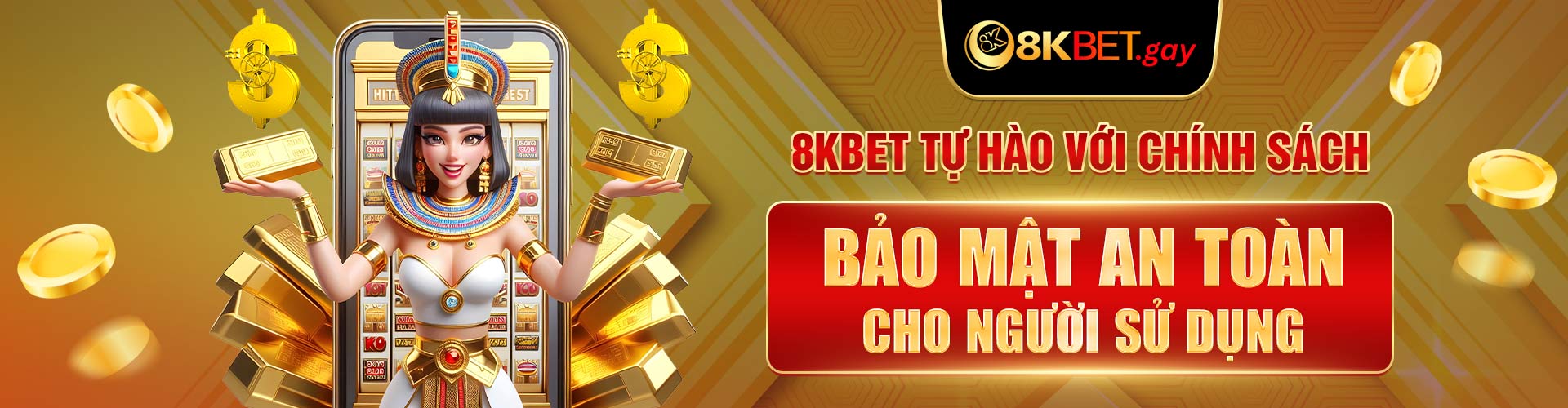 Banner chính sách bảo mật của nhà cái 8kbeet