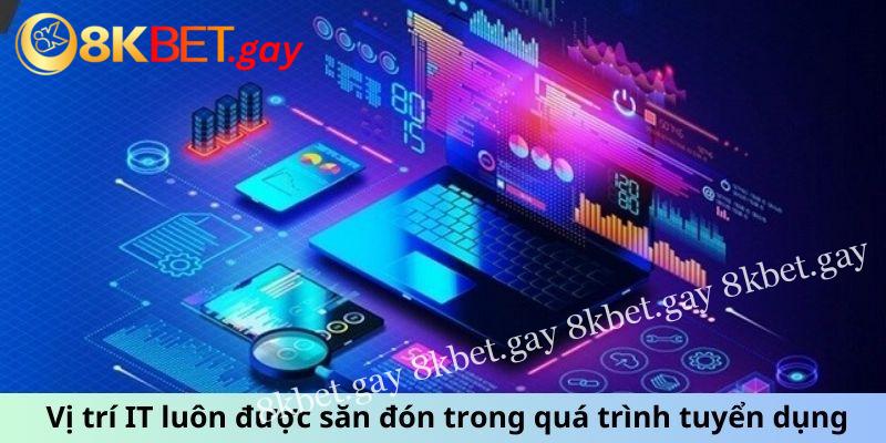 Vị trí IT luôn được săn đón trong quá trình tuyển dụng 8KBET